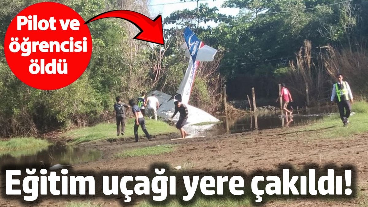 Filipinler’de eğitim uçağı yere çakıldı! Pilot ve öğrencisi hayatını kaybetti