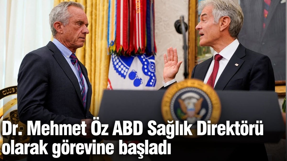Dr. Mehmet Öz ABD Sağlık Direktörü olarak görevine başladı