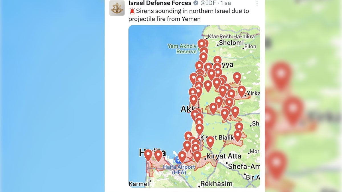 Yemen’den İsrail’e füze saldırısı: Ülkenin kuzeyinde sirenler çaldı