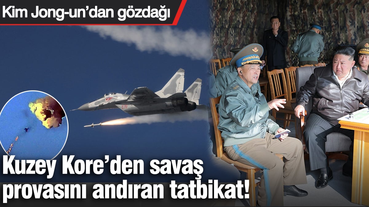 Kuzey Kore’den savaş provasını andıran tatbikat! Kim Jong-un’dan gözdağı